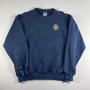 Vintage Jerzees Activewear Mens XL Navy Blue Ford Truck Man Graphic Sweatshirt